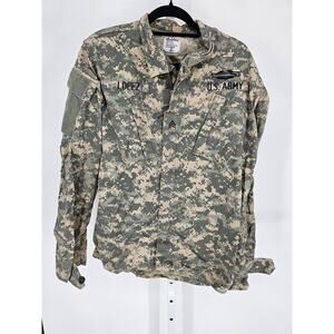 US Army Uniform Jacket Size Small Long Digital Camouflage Utility Coat